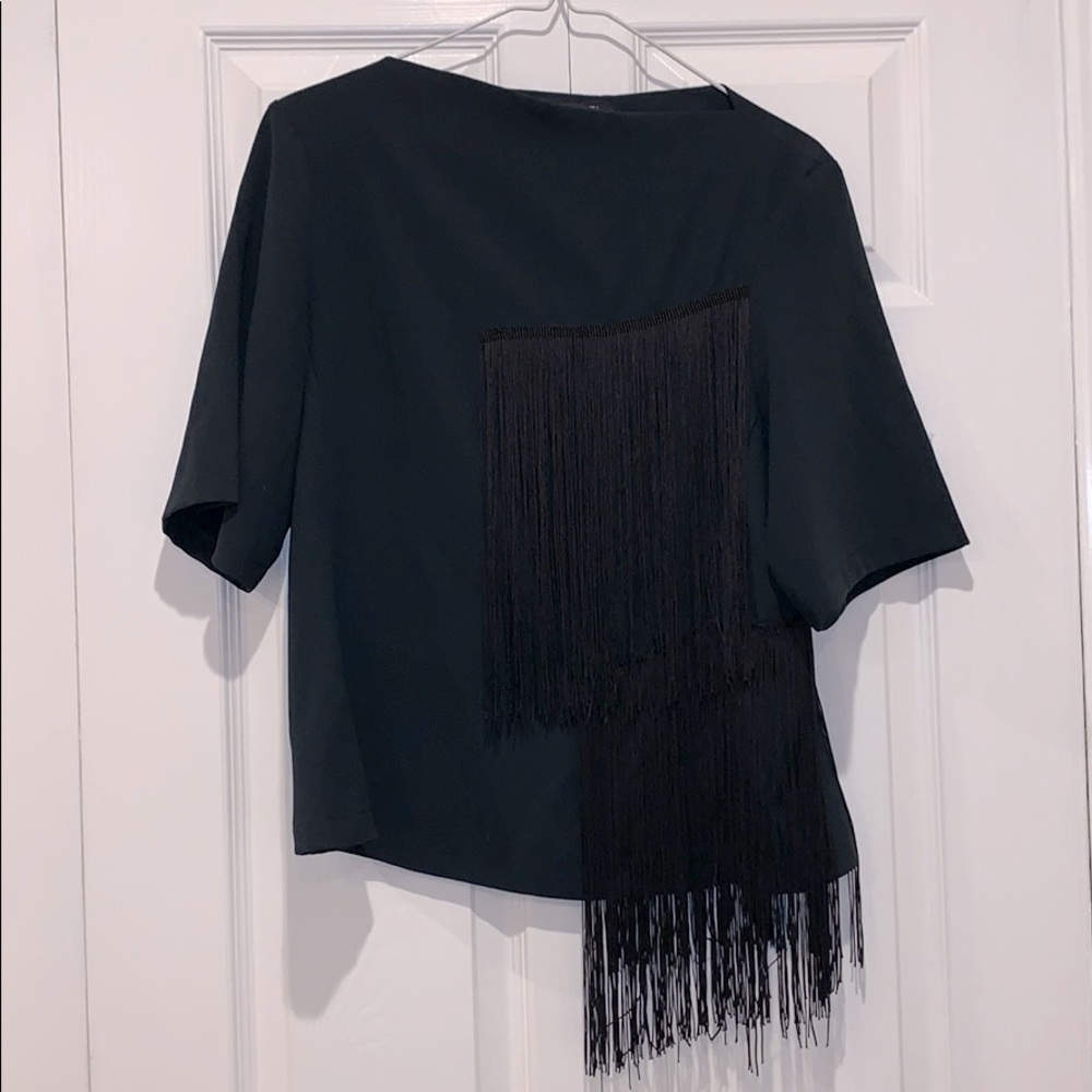 Zara fringe Top